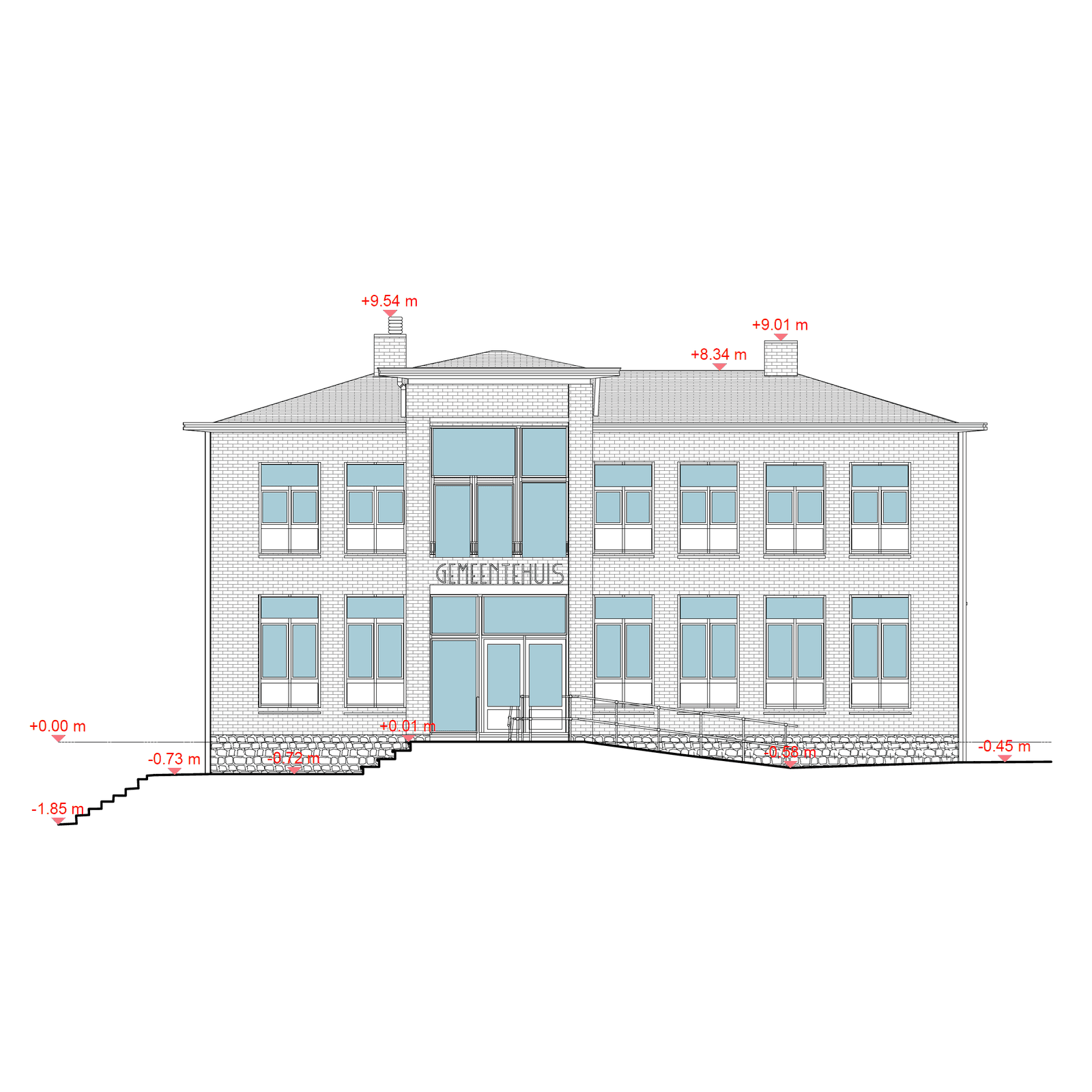 Voormalig gemeentehuis, As - afbeelding 2