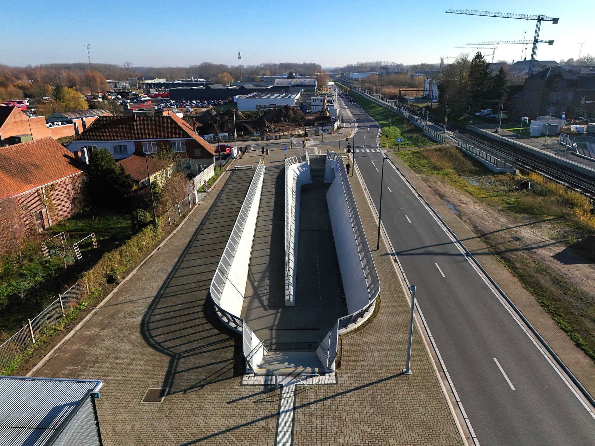 Fietsers- en voetgangerstunnel station Diepenbeek